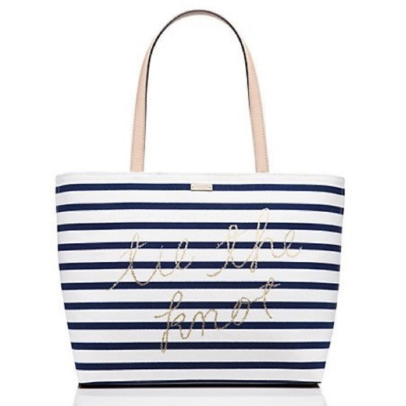 kate spade Handbags - Kate Spade Tie The Knot Large Tote Handbag